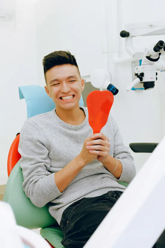 Bender Dental Associates patient smiling
